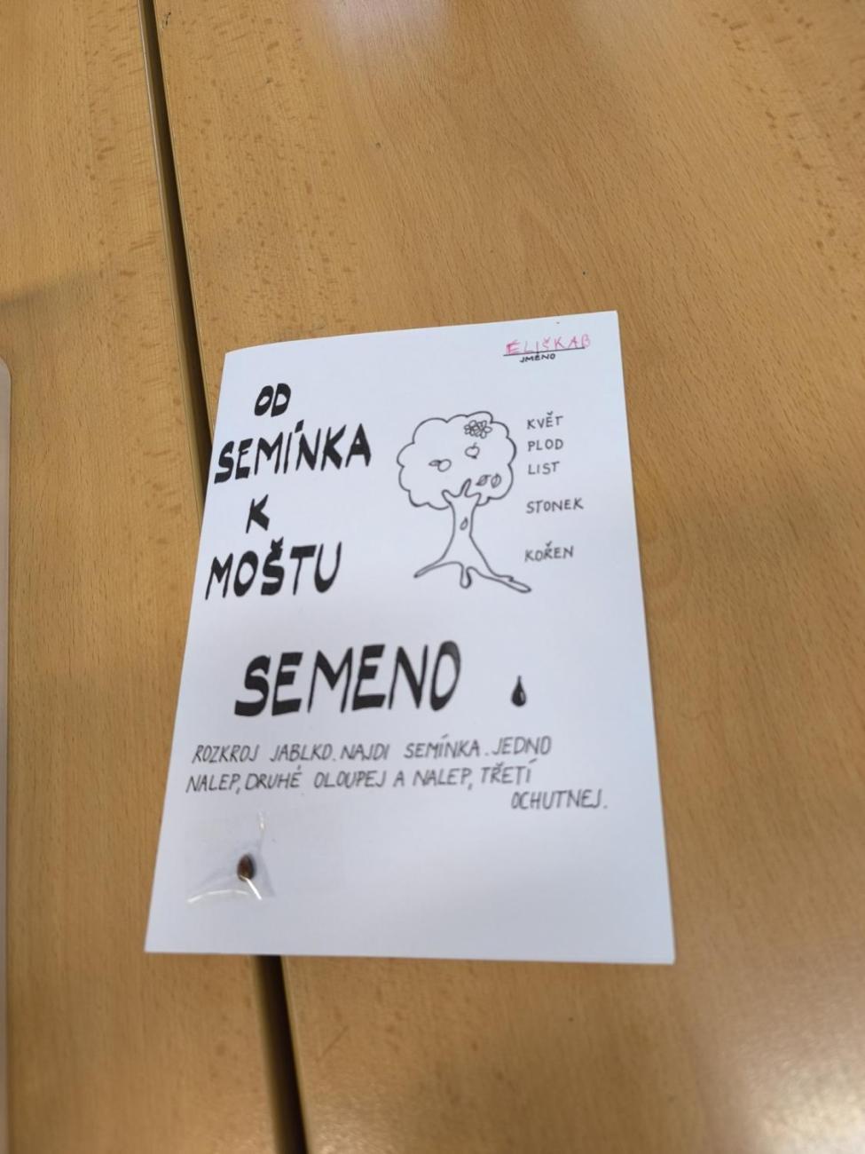Od semínka k moštu  2. ročník
