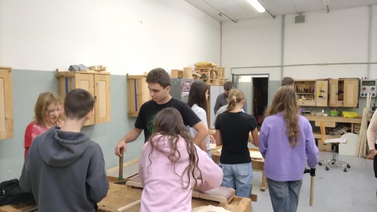 Projekt "Budka" - spolupráce 7.C s klienty DTS Jihlava