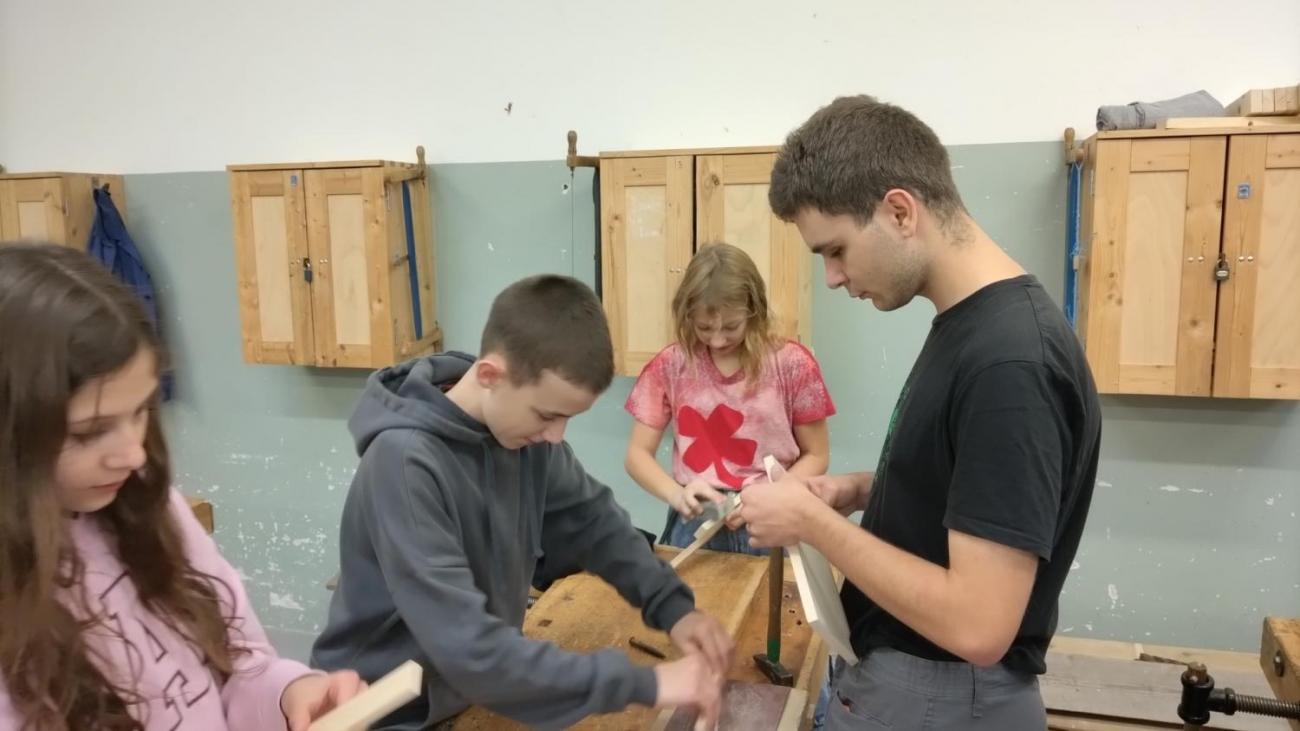 Projekt "Budka" - spolupráce 7.C s klienty DTS Jihlava