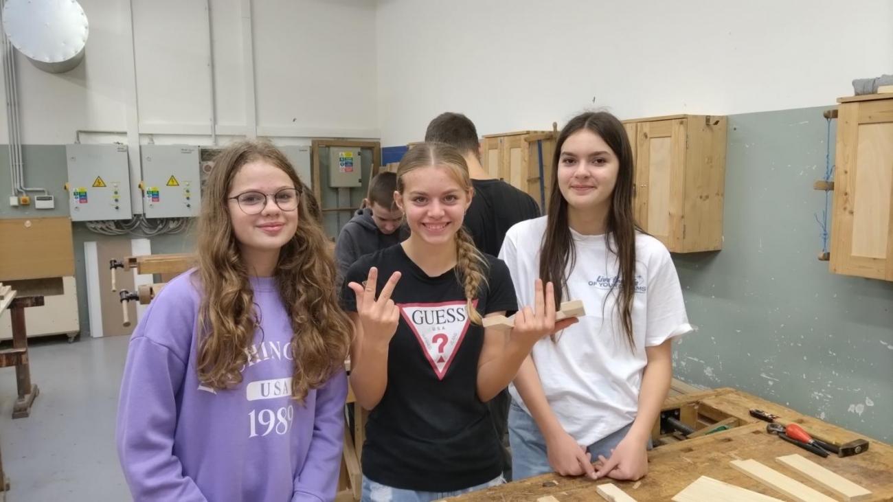 Projekt "Budka" - spolupráce 7.C s klienty DTS Jihlava