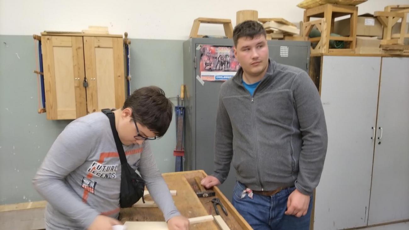 Projekt "Budka" - spolupráce 7.C s klienty DTS Jihlava