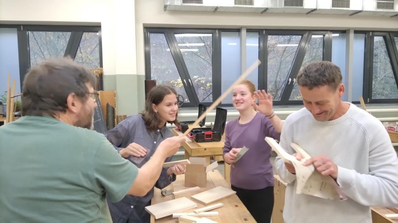 Projekt "Budka" - spolupráce 7.C s klienty DTS Jihlava