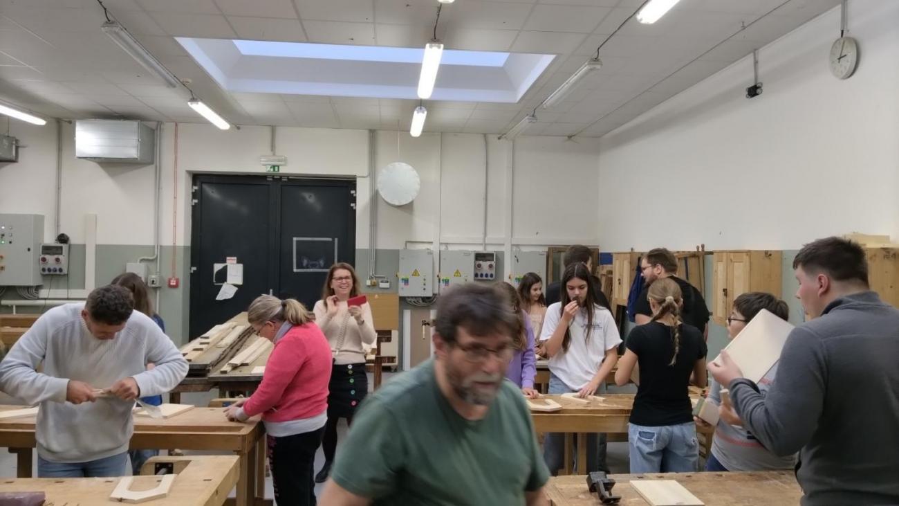 Projekt "Budka" - spolupráce 7.C s klienty DTS Jihlava