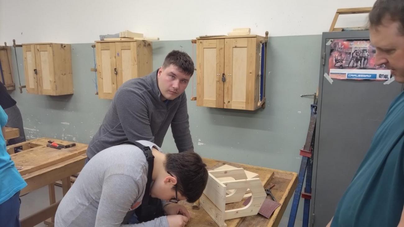 Projekt "Budka" - spolupráce 7.C s klienty DTS Jihlava