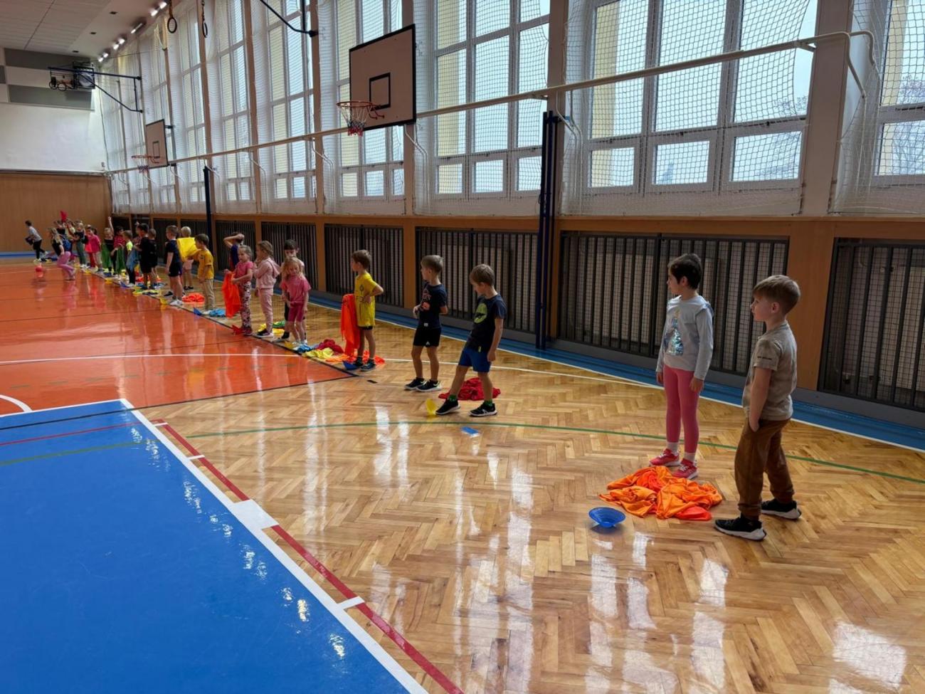 Halloweenská tělesná výchova  1.A a 1.B