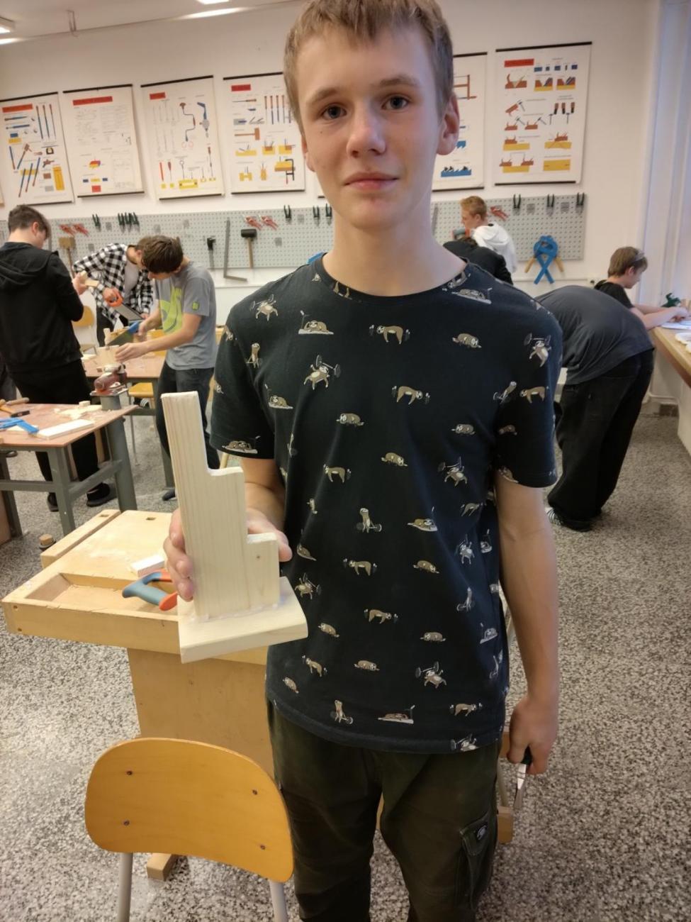 Práce  s dřevem, 9. ročník