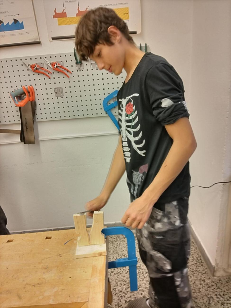 Práce  s dřevem, 9. ročník