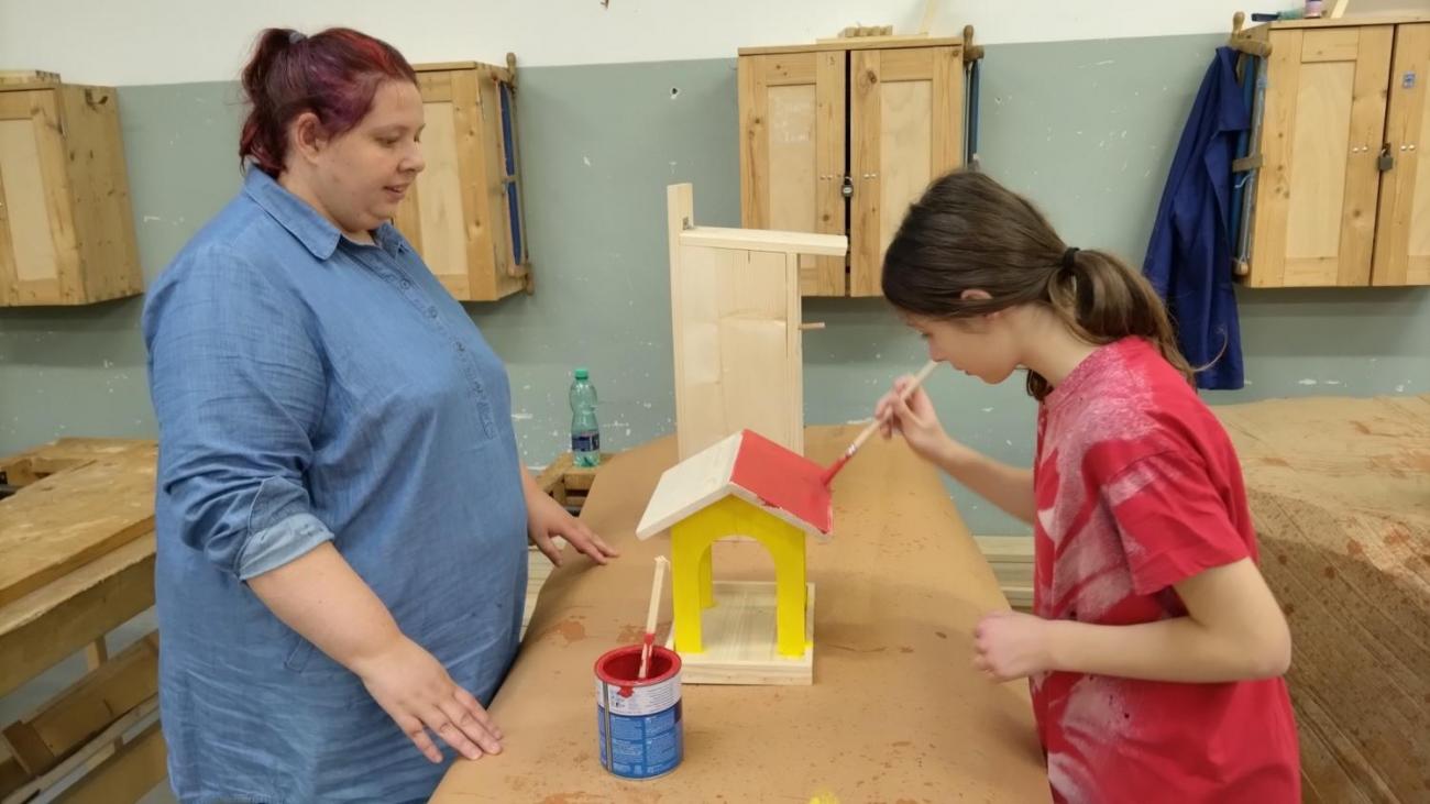 Projekt "Budka"; Spolupráce 7.C s klienty DTS Jihlava