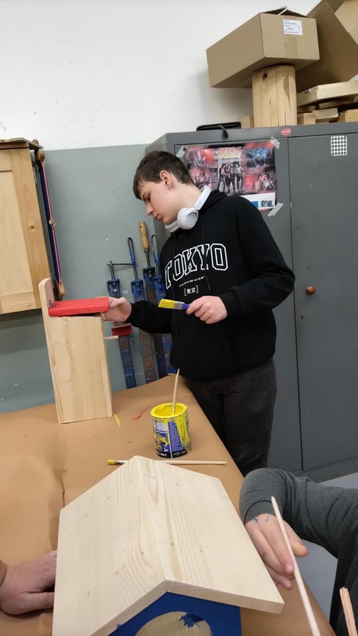 Projekt "Budka"; Spolupráce 7.C s klienty DTS Jihlava