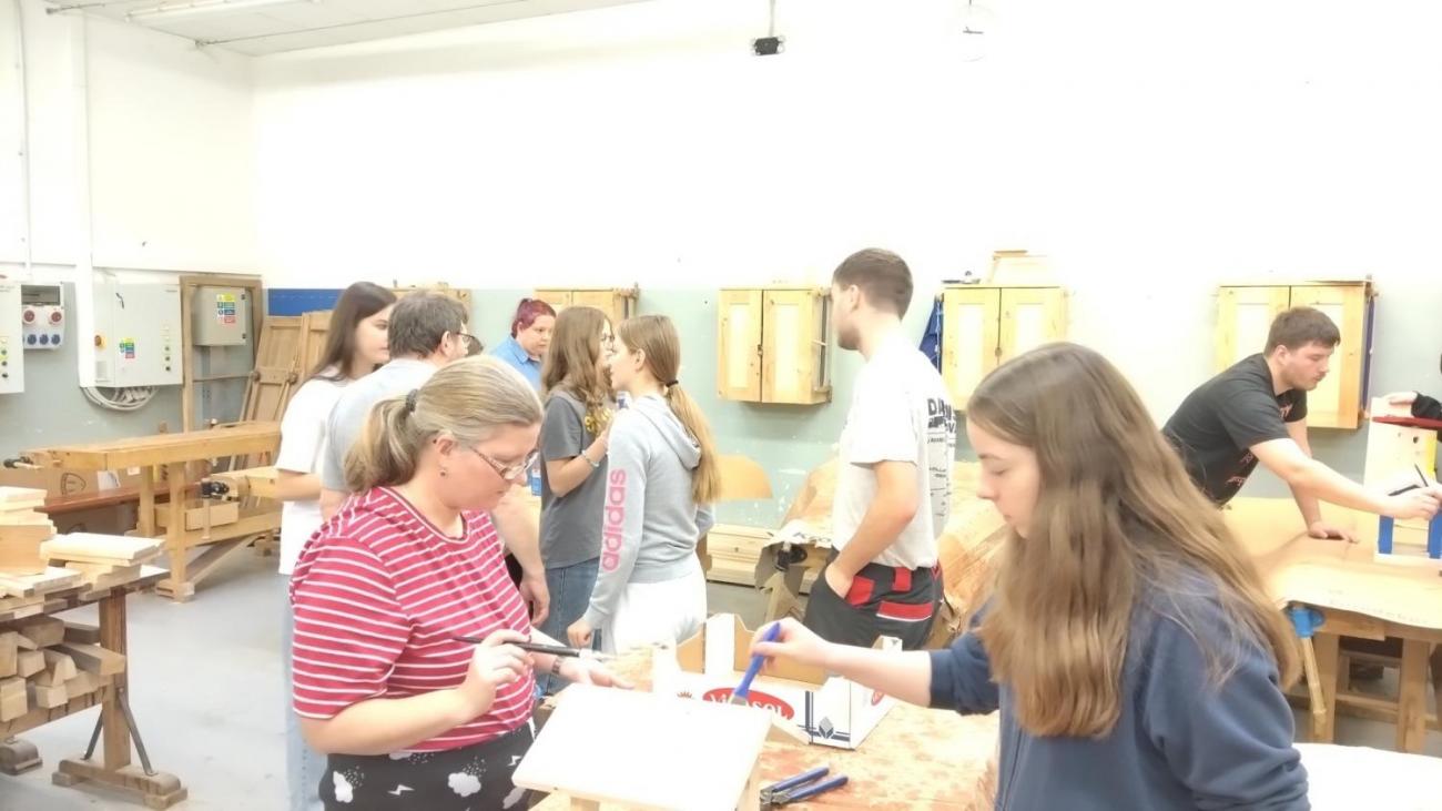 Projekt "Budka"; Spolupráce 7.C s klienty DTS Jihlava