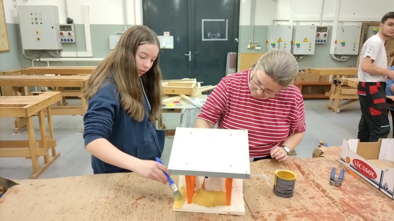 Projekt "Budka"; Spolupráce 7.C s klienty DTS Jihlava