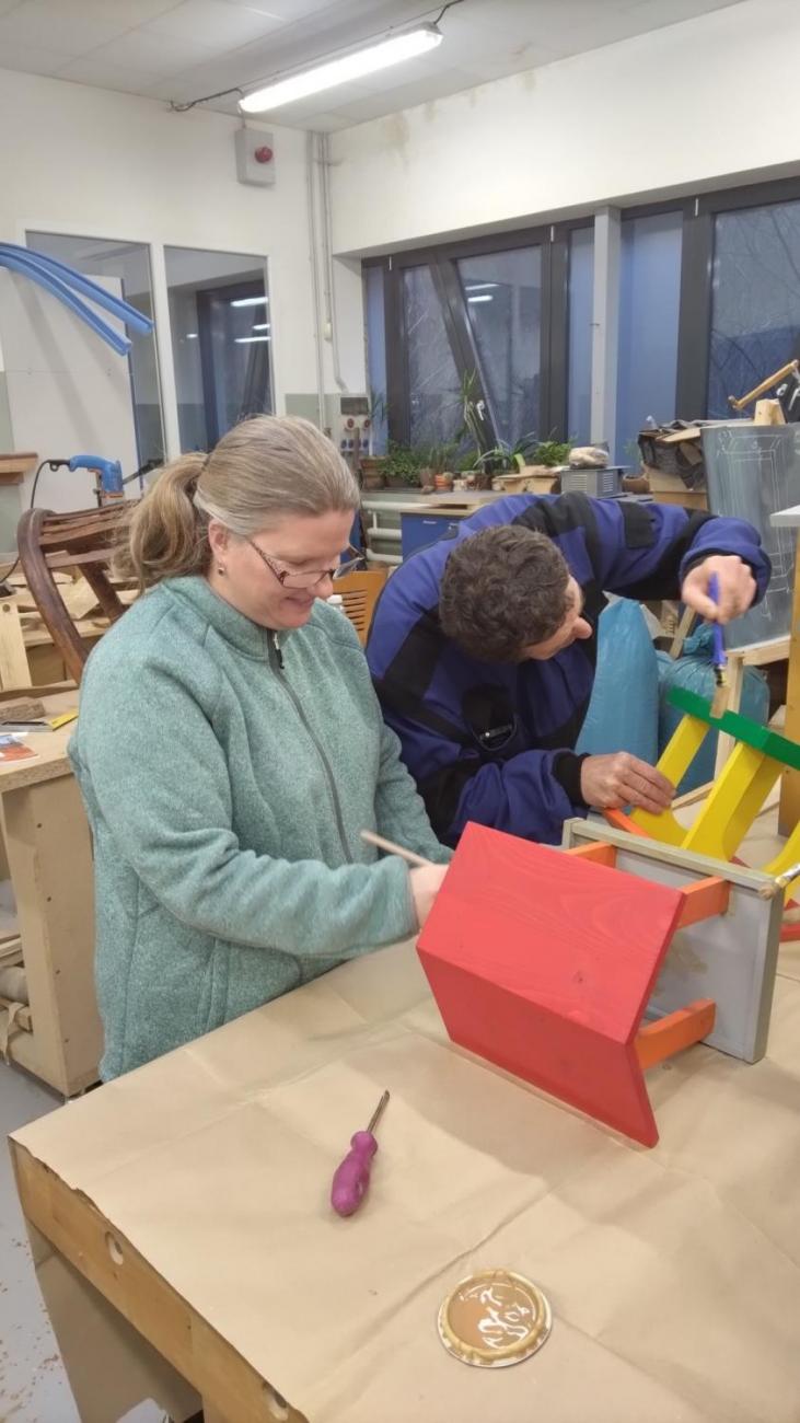 Spolupráce 7.C a DTS Jihlava, Projekt "Budka"