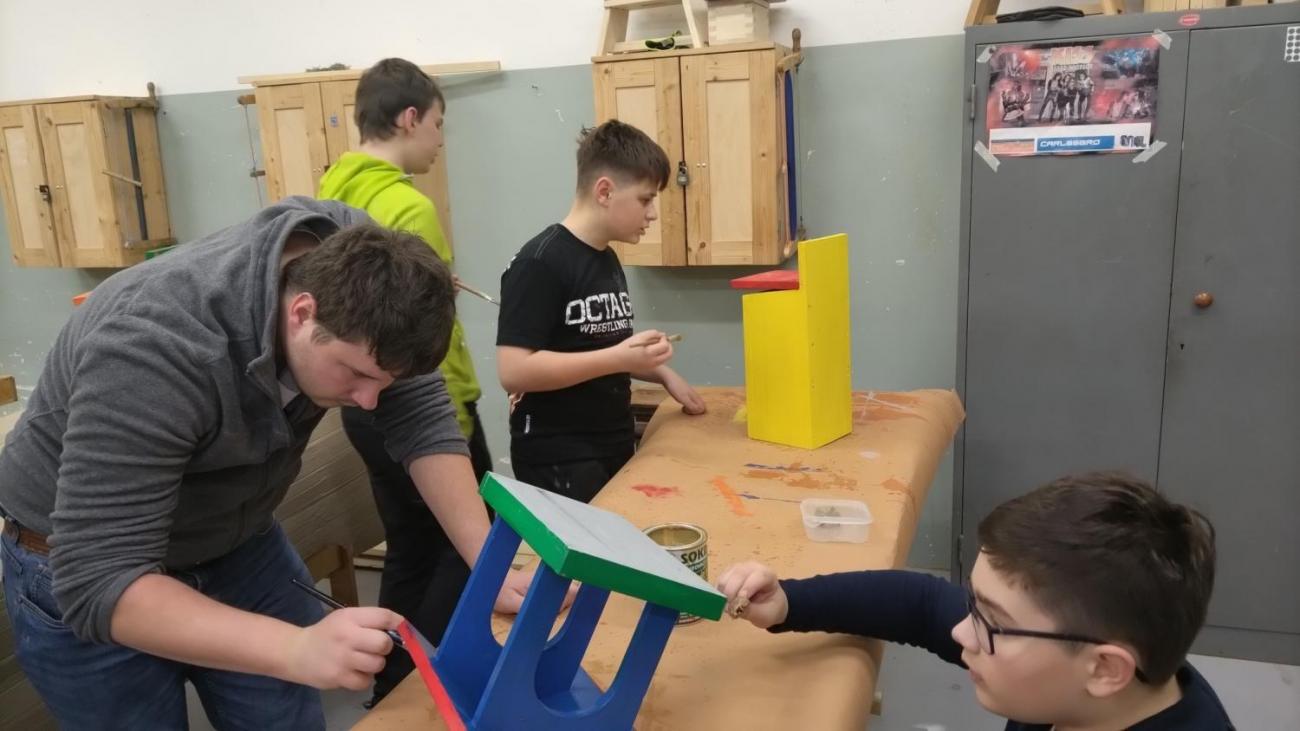 Spolupráce 7.C a DTS Jihlava, Projekt "Budka"