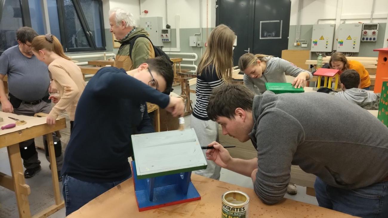 Spolupráce 7.C a DTS Jihlava, Projekt "Budka"