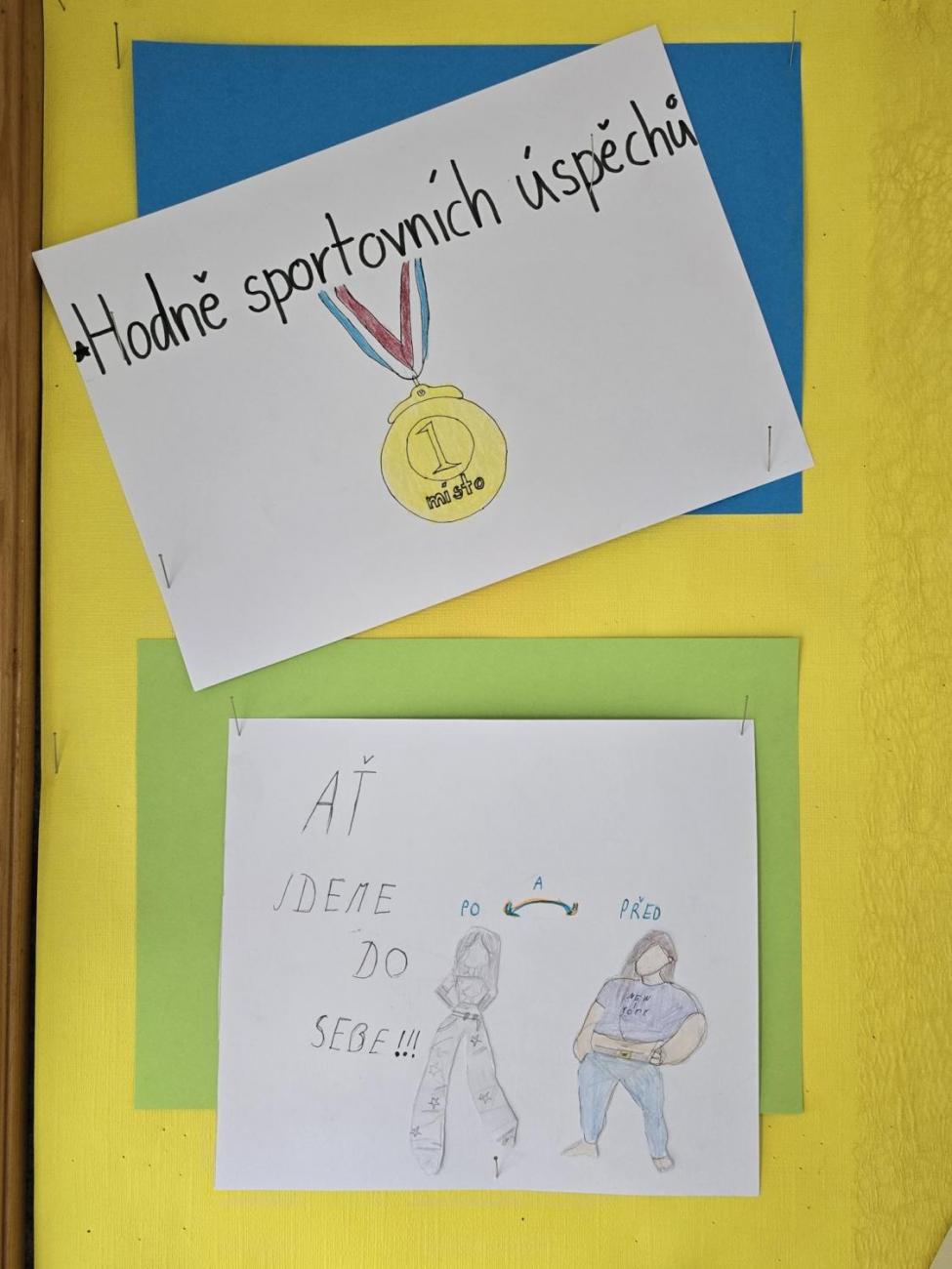 Novoroční přání žáků 5.A