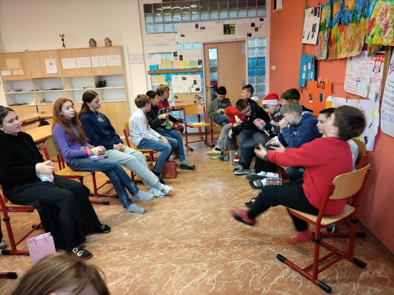 Vánoční besídka, 6.D