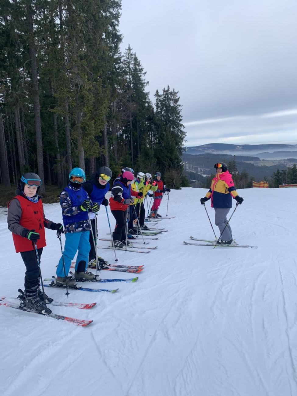 Lyžařský výcvikový kurz 7. ročníku - Zadov