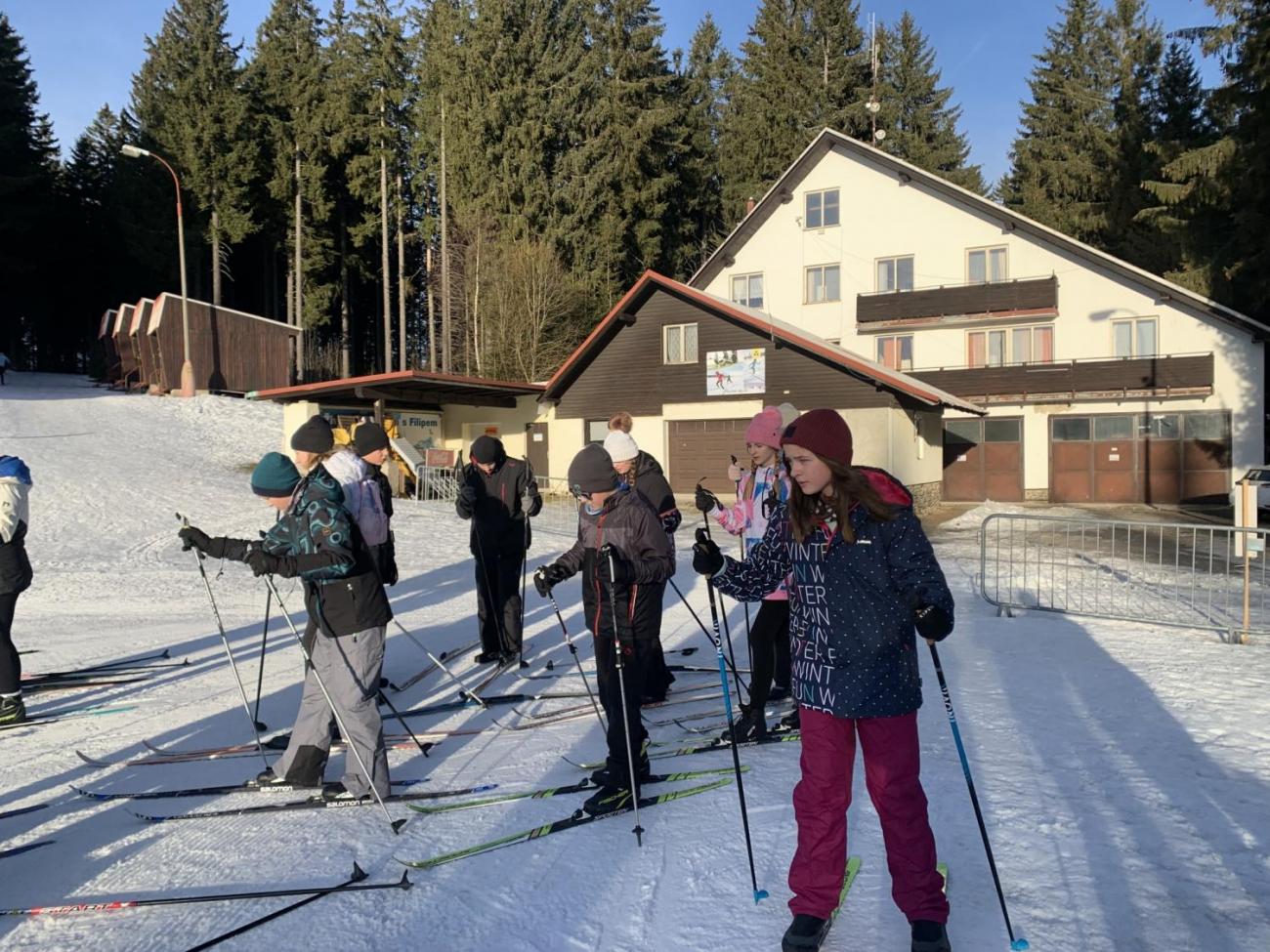 Lyžařský výcvikový kurz 7. ročníku - Zadov