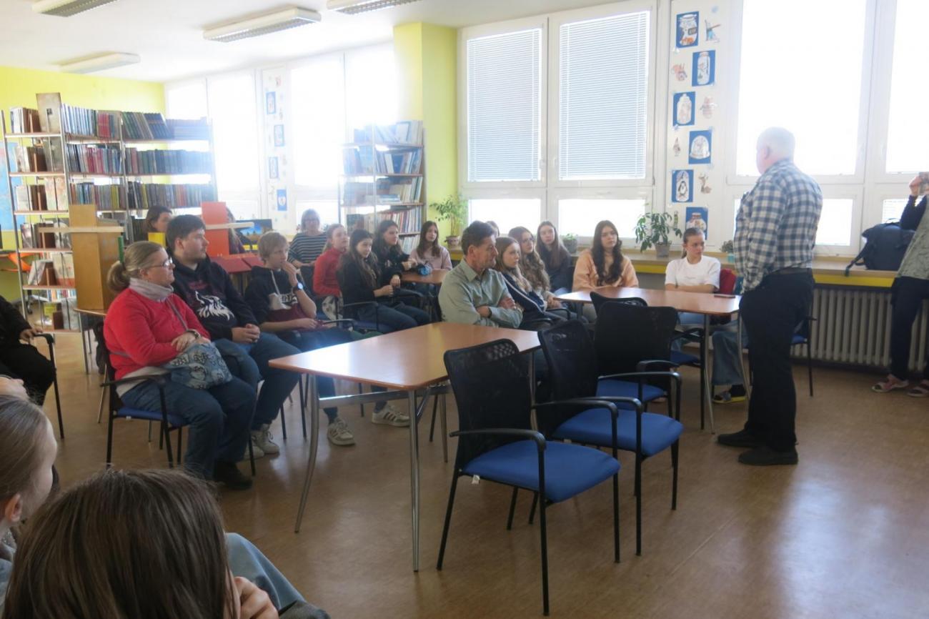 Projekt "Budka" - spolupráce 7.C s klienty DTS Jihlava