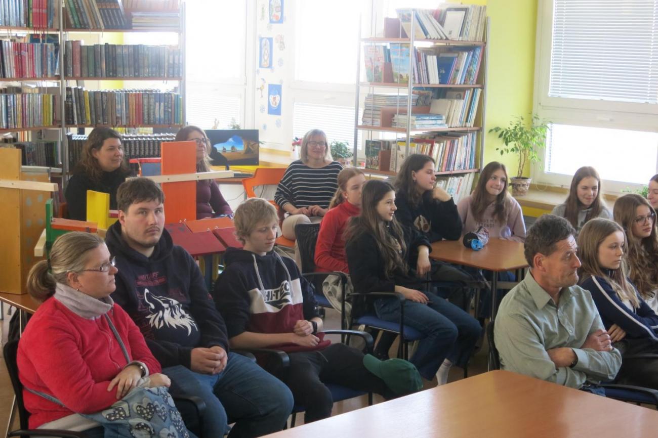 Projekt "Budka" - spolupráce 7.C s klienty DTS Jihlava