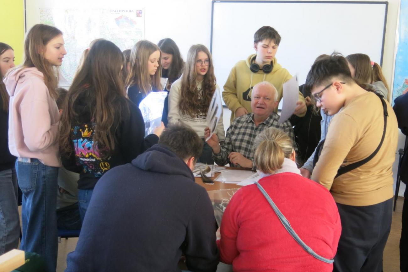 Projekt "Budka" - spolupráce 7.C s klienty DTS Jihlava