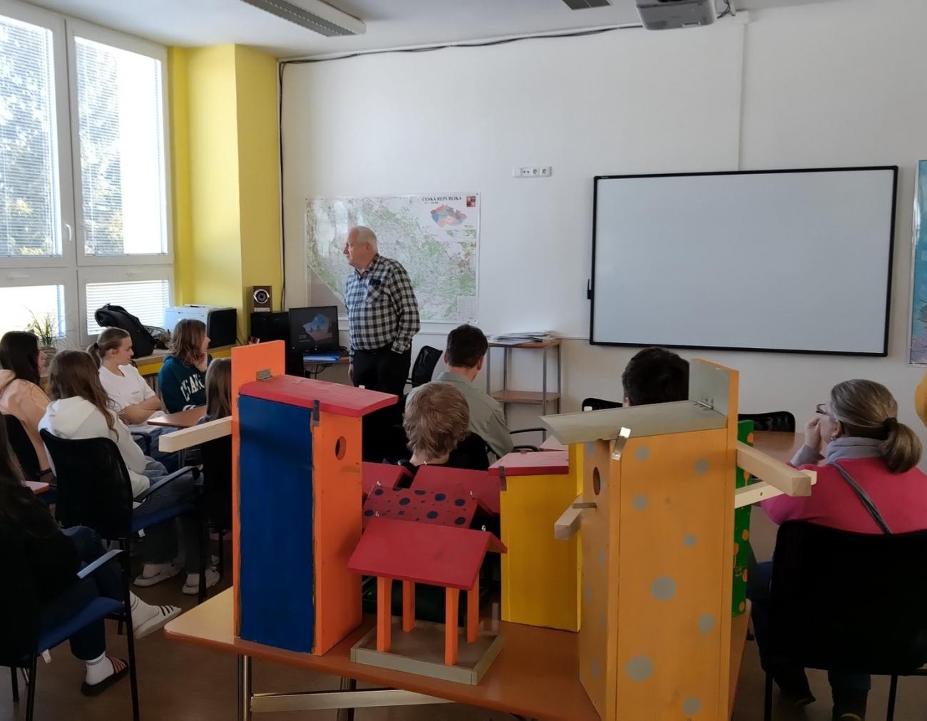 Projekt "Budka" - spolupráce 7.C s klienty DTS Jihlava