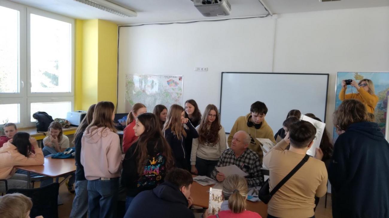 Projekt "Budka" - spolupráce 7.C s klienty DTS Jihlava