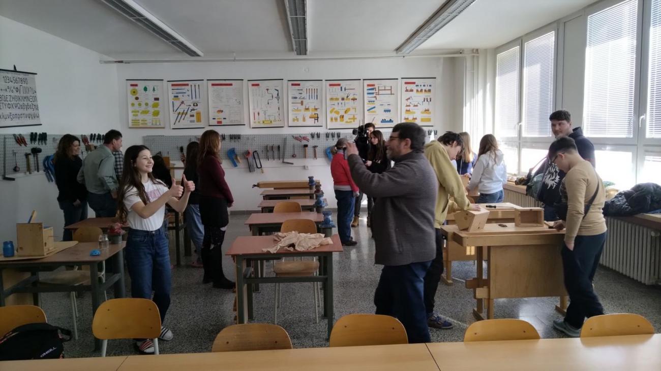 Projekt "Budka" - spolupráce 7.C s klienty DTS Jihlava