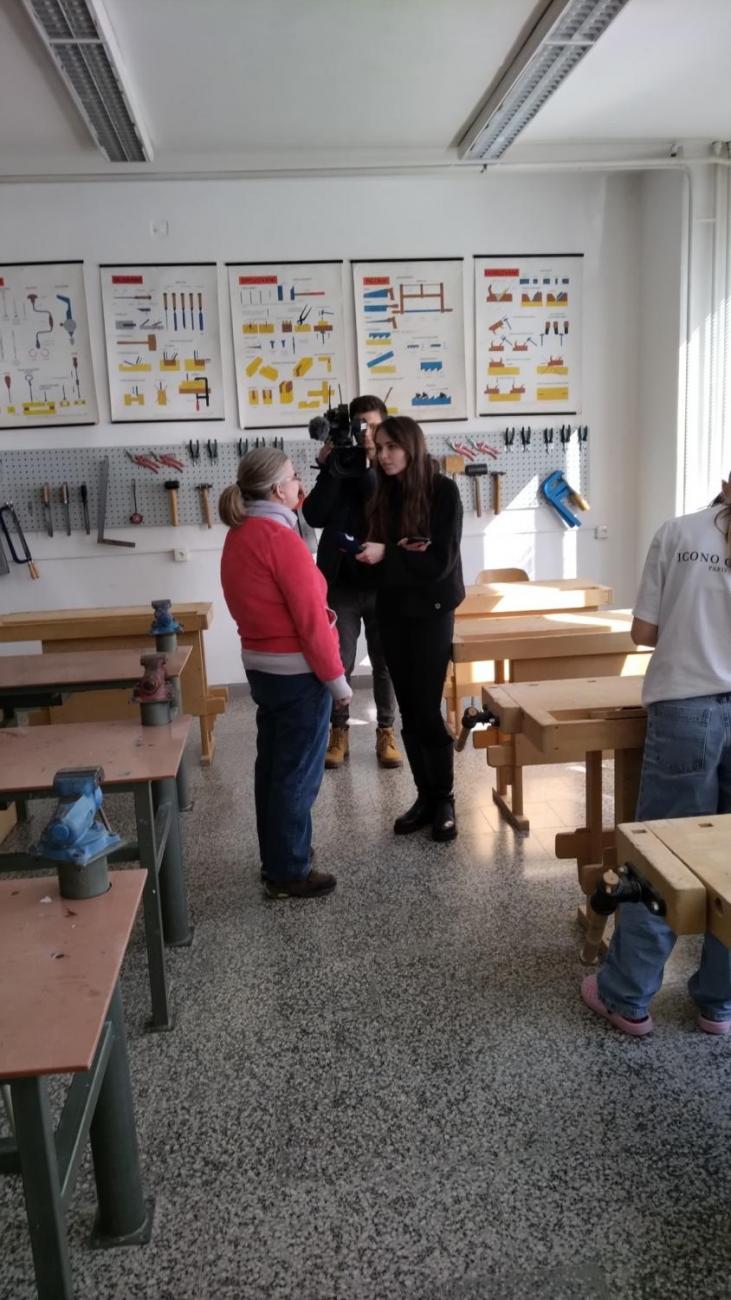 Projekt "Budka" - spolupráce 7.C s klienty DTS Jihlava