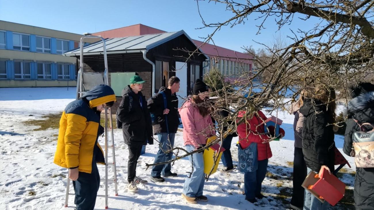 Projekt "Budka" - spolupráce 7.C s klienty DTS Jihlava