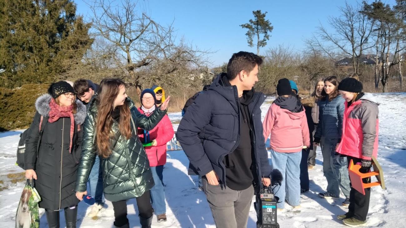 Projekt "Budka" - spolupráce 7.C s klienty DTS Jihlava