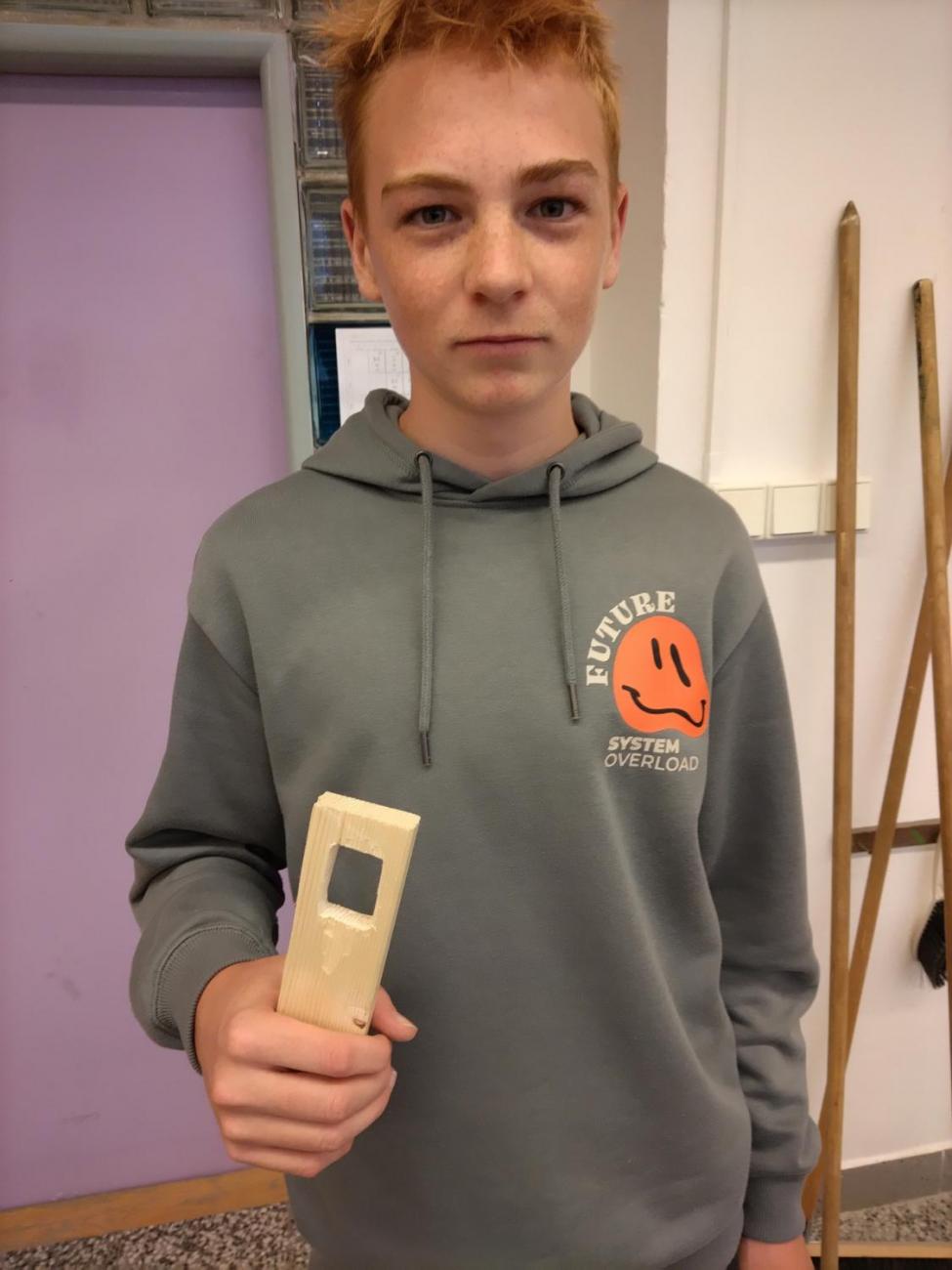 Práce s dřevem – dlabání, 9. roč.