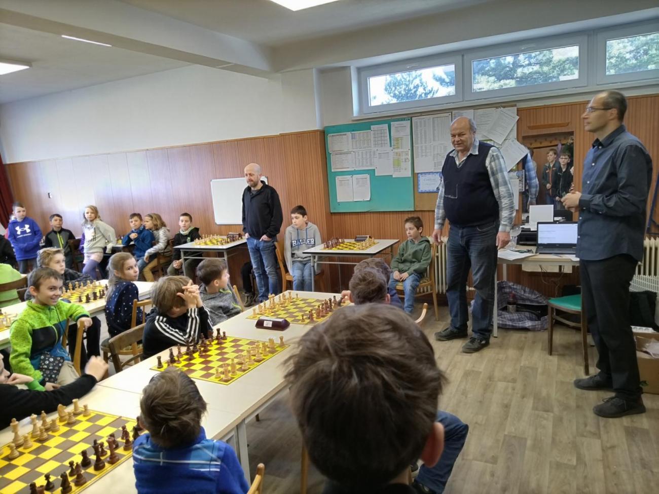 Šachy – krajské kolo, 2. místo