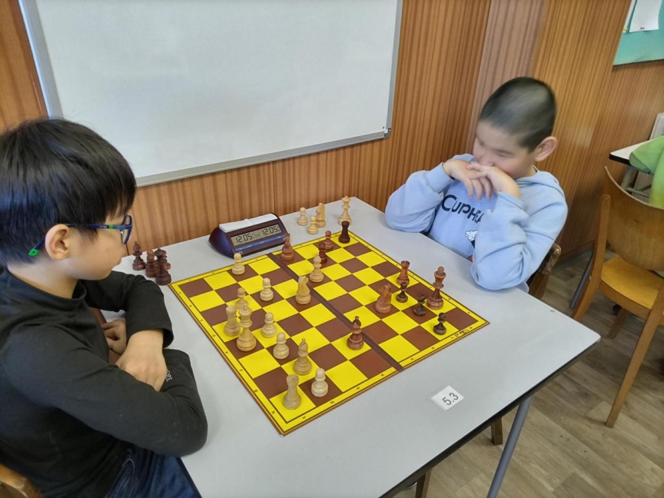 Šachy – krajské kolo, 2. místo