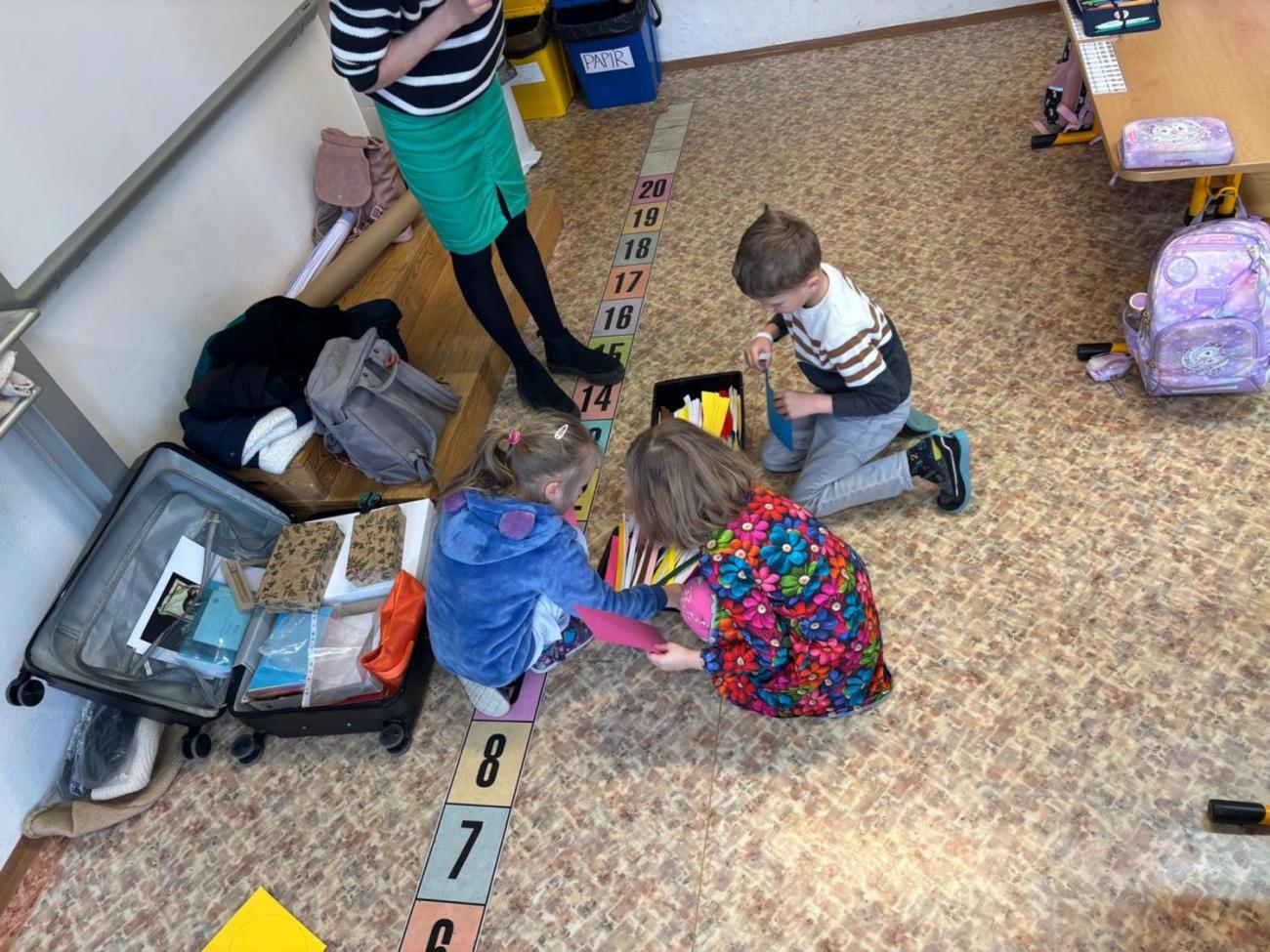 Velikonoční program s paní Pitrovou z Oblastní galerie Vysočiny  1.B