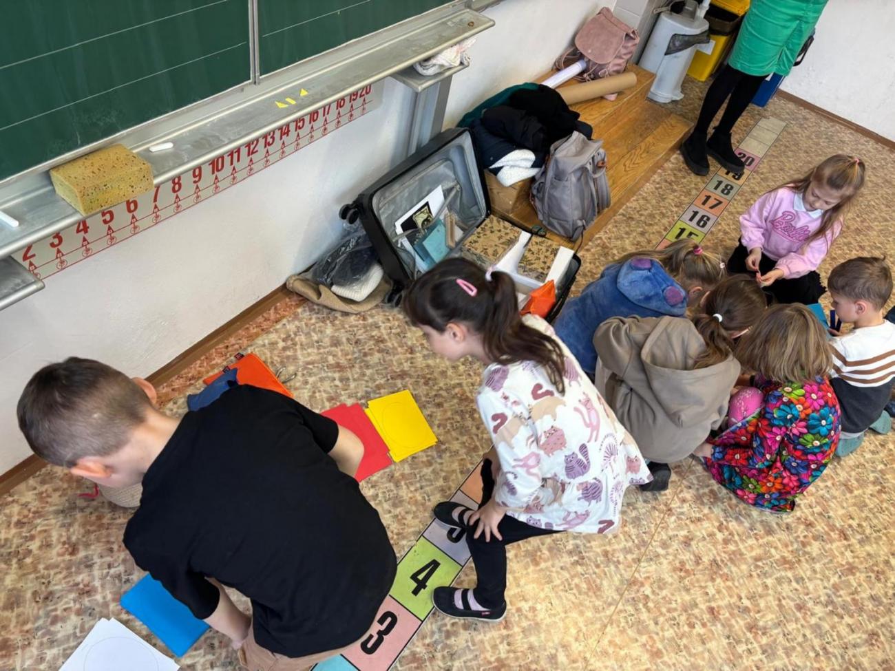 Velikonoční program s paní Pitrovou z Oblastní galerie Vysočiny  1.B