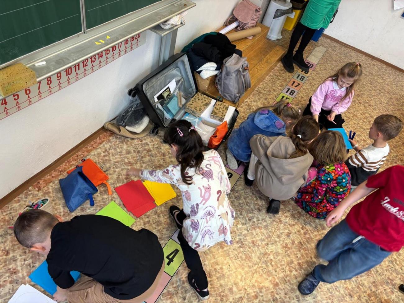 Velikonoční program s paní Pitrovou z Oblastní galerie Vysočiny  1.B