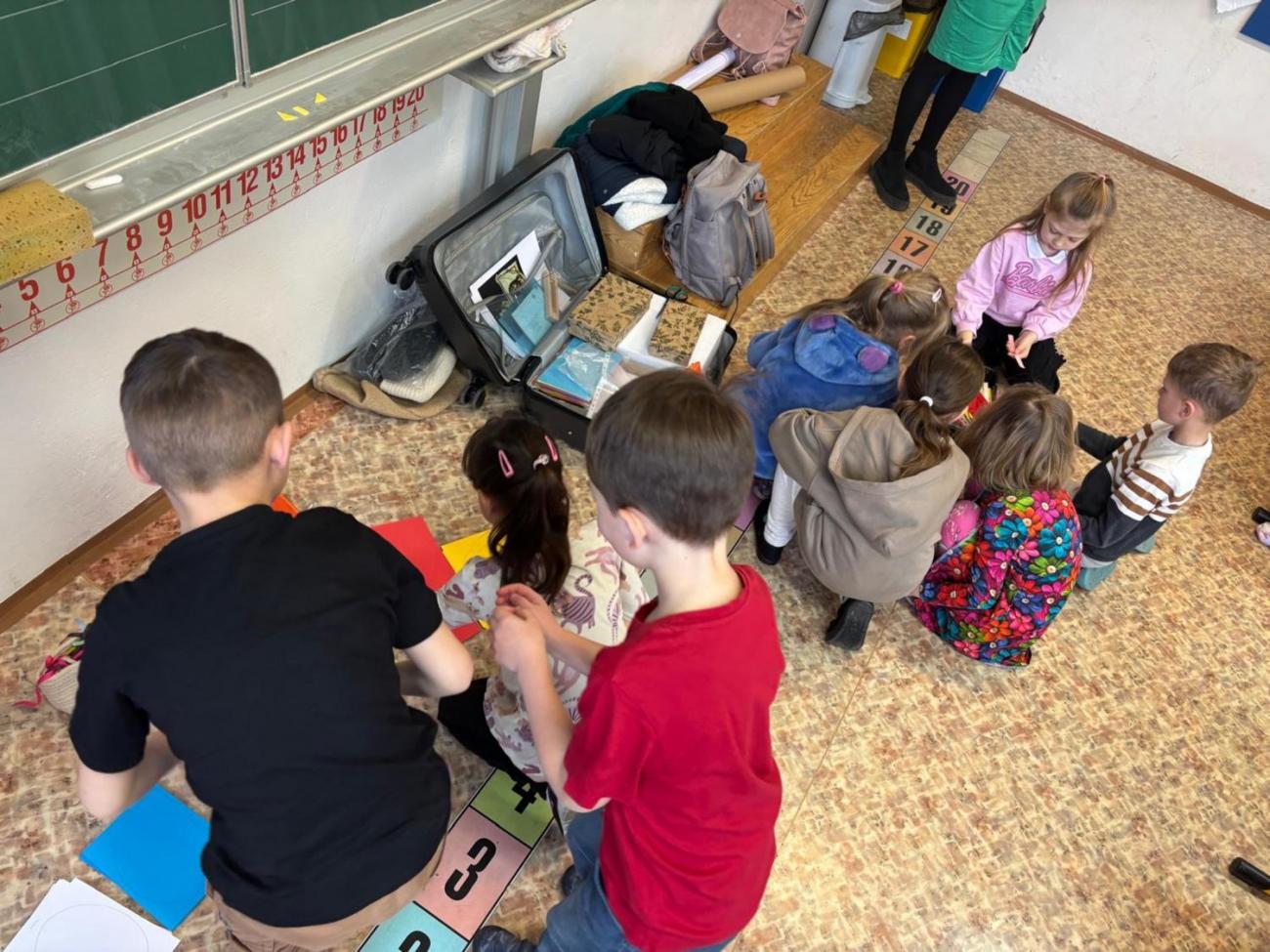 Velikonoční program s paní Pitrovou z Oblastní galerie Vysočiny  1.B