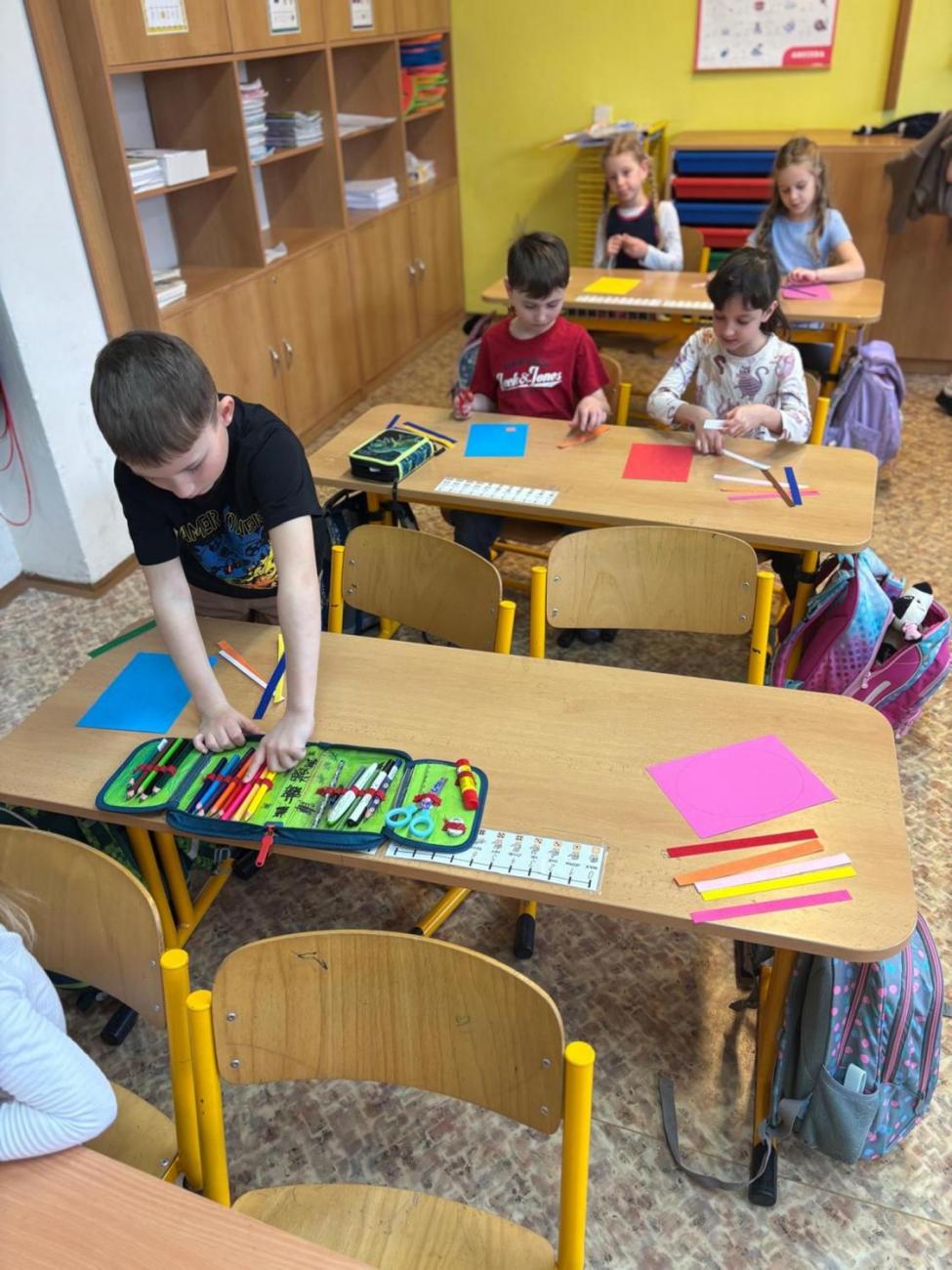 Velikonoční program s paní Pitrovou z Oblastní galerie Vysočiny  1.B