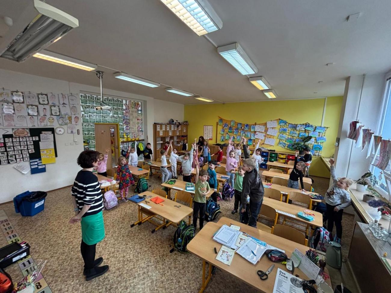 Velikonoční program s paní Pitrovou z Oblastní galerie Vysočiny  1.B