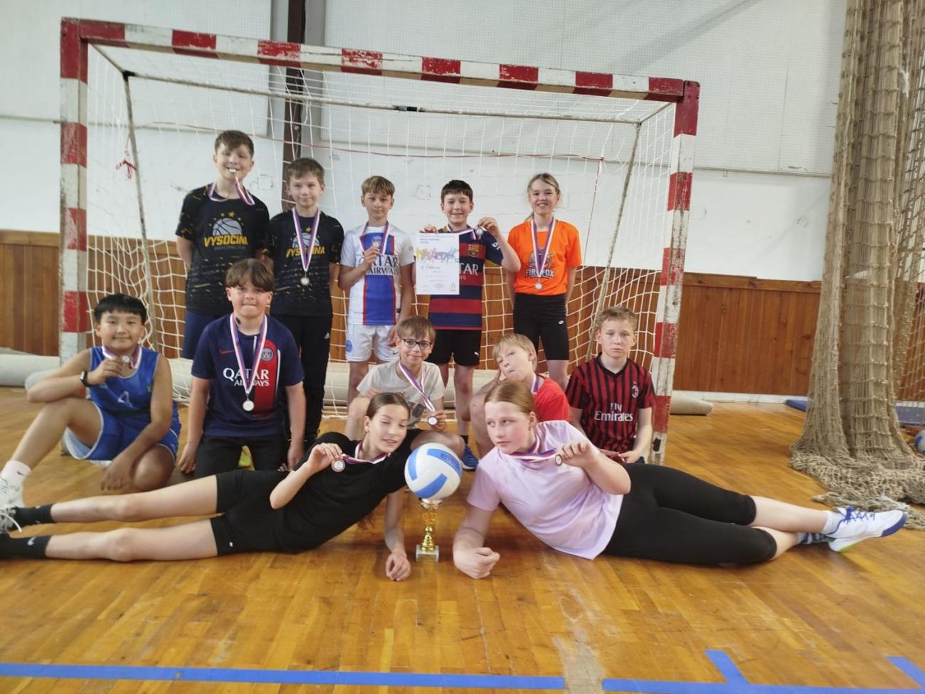 Okresní kolo ve vybíjené