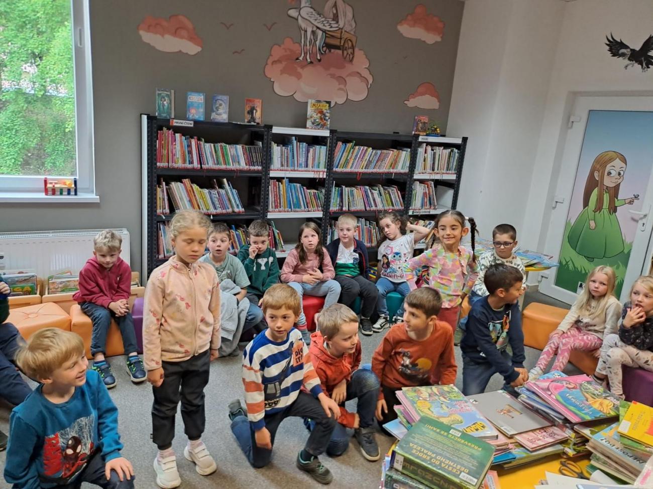 Prvňáčci z 1.C byli slavnostně pasováni na čtenáře