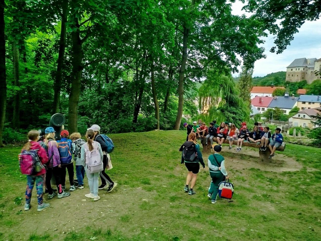 Školní výlet 4.B do Lipnice nad Sázavou