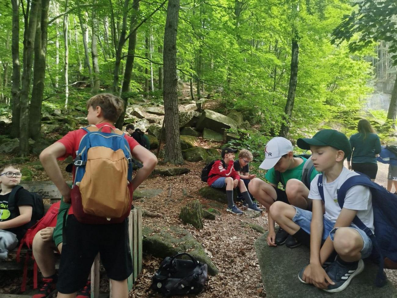 Školní výlet 4.B do Lipnice nad Sázavou