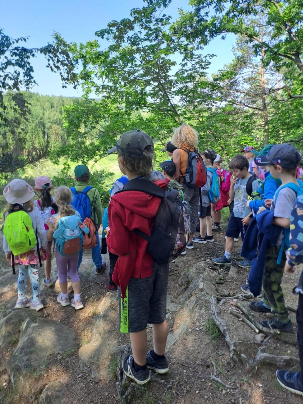 Výlet na Zaječí skok a na statek do Rantířova  1.C