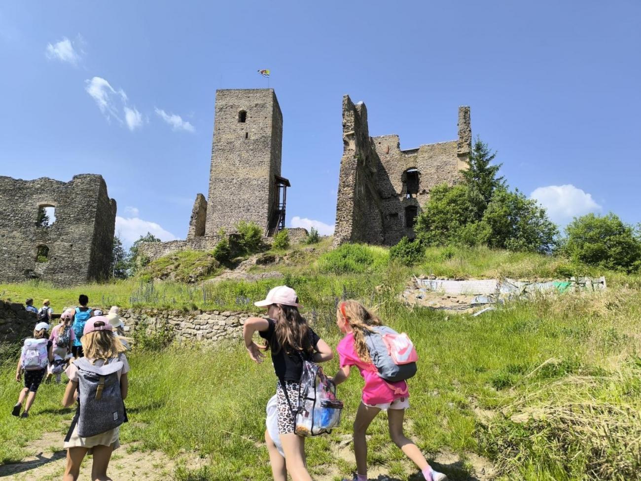 Výprava na zříceninu hradu Rokštejn – třída 2.A