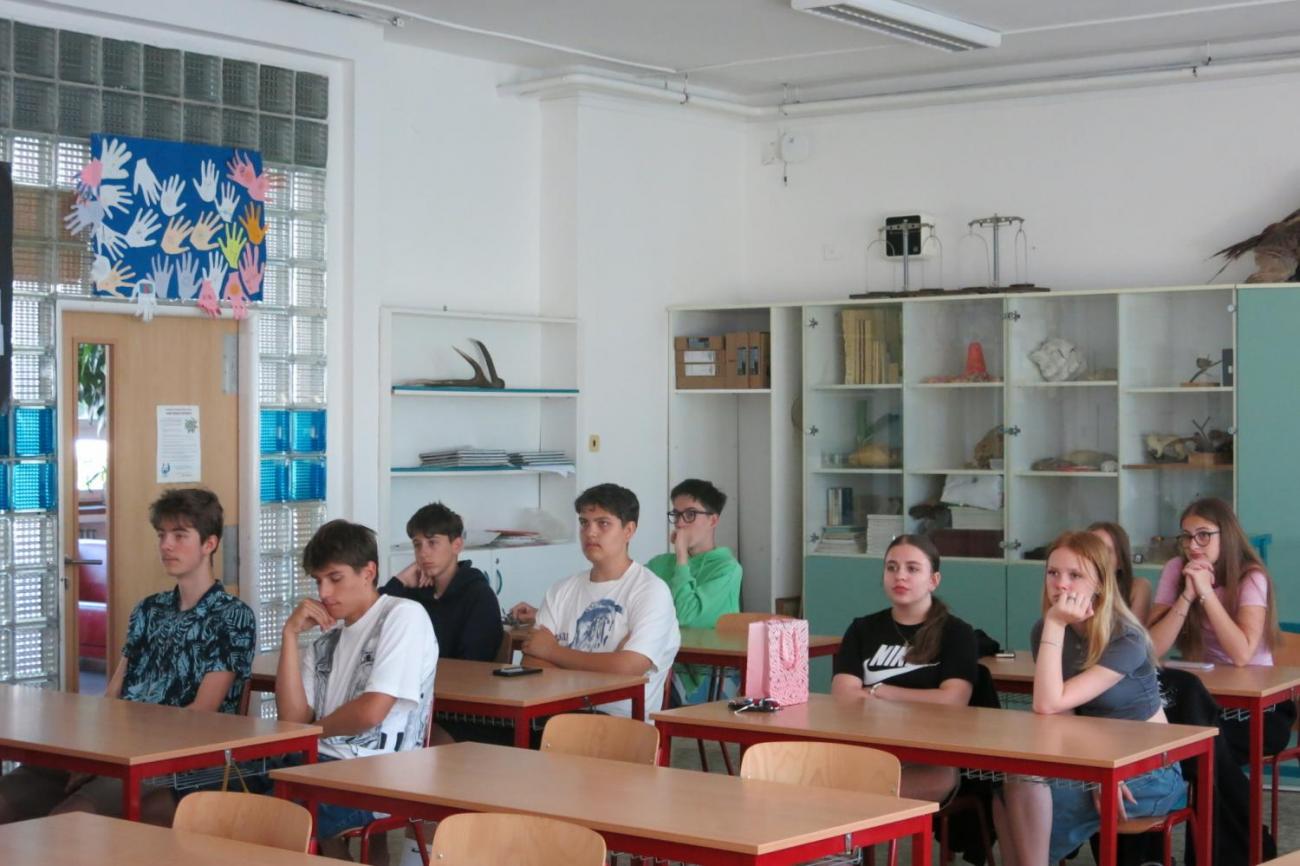 Deváťáci prezentují své ročníkové práce