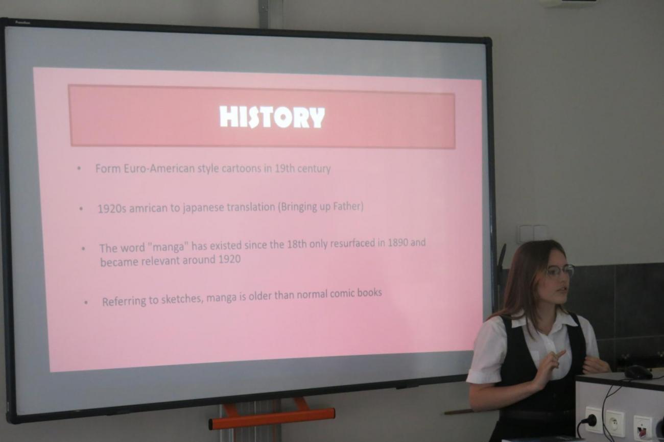 Deváťáci prezentují své ročníkové práce