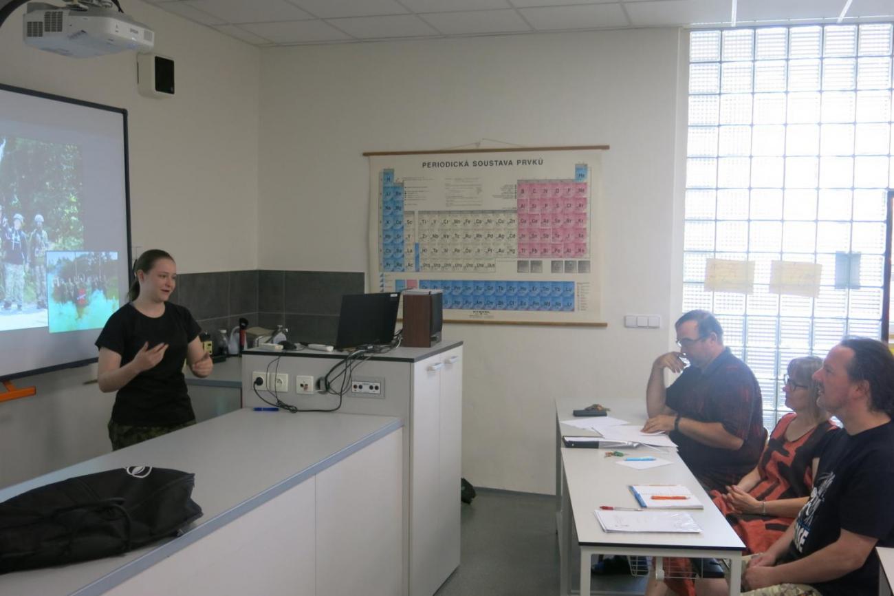 Deváťáci prezentují své ročníkové práce