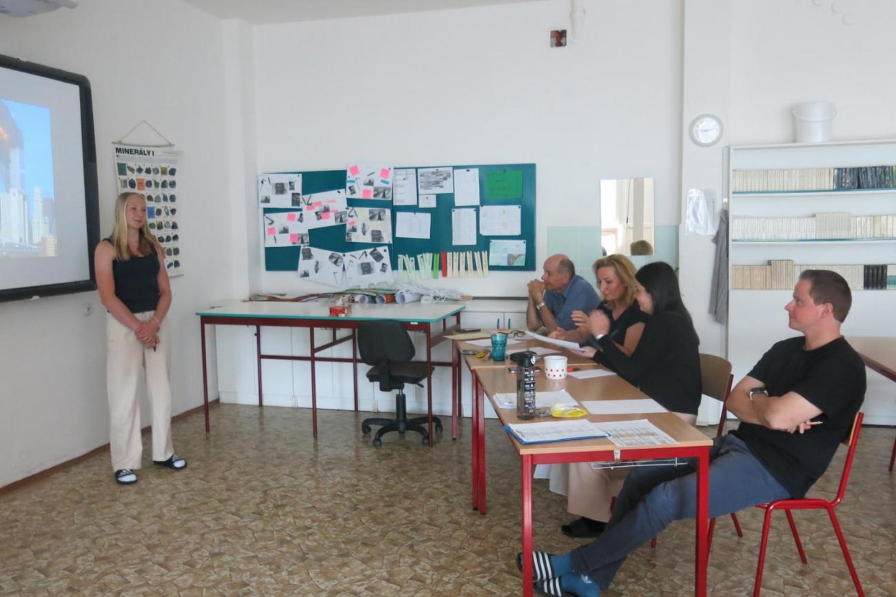 Deváťáci prezentují své ročníkové práce